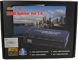 Preiswerter HDMI-Splitter 3 Kanäle Erweiterung 2x über TP bis zu 40 m 13540200 7630049626904