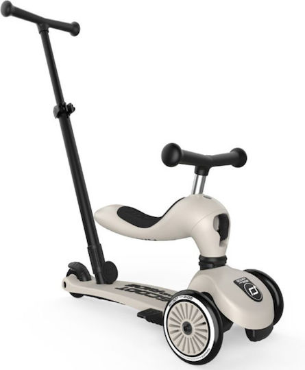 Scoot & Ride Kids Scooter Highwaykick 1 3-Wheel with Seat for 1-5 Years Gray