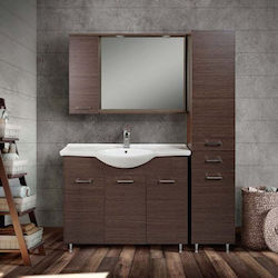 Mabo Blat cu Lavoar & Oglindă Maro