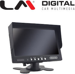 Μονιτορ 7' Tft Hd Εισοδους 2 Καμερες 12/24v Καλωδιο 4pin Αναλυση Εικονας 800x480 Rgb