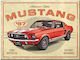 Nostalgic Μεταλλικό Μαγνητάκι Ford Mustang Gt 1967 Red