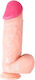 Glass Dildo with Balls and Suction Cup 23cm