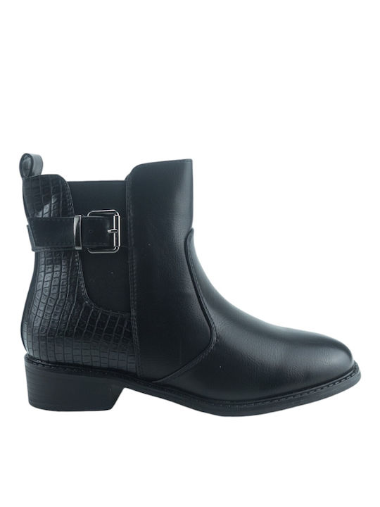 Plato Stiefeletten Damen Schwarz