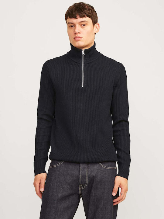 Jack & Jones Πουλόβερ Μακρυμάνικο Μαυρο