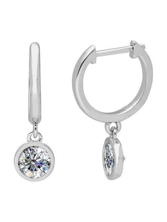 Brizzling Cercei din Argint cu Diamant