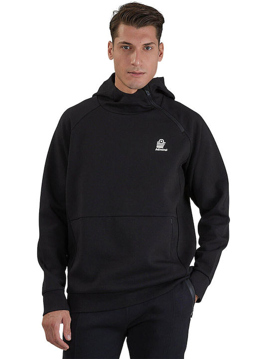 Admiral Sweatshirt with Hood black