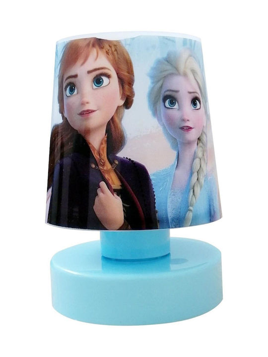 ARlight Παιδικό Φωτιστικό Πορτατίφ Frozen Τιρκουάζ 11εκ.