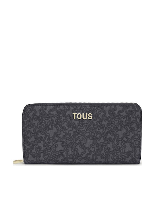 Tous Kaos Large Women's Wallet Classic Gray Tous Kaos Large Women's Wallet Classic Gray