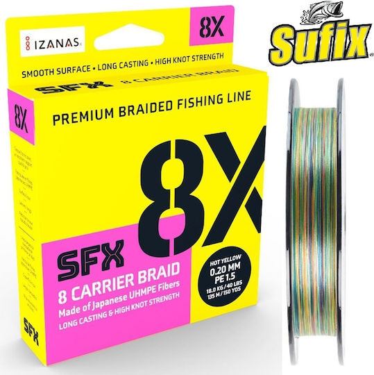 Fir Sufix Sfx 8x Multicolor 300m Ø 0.148mm
