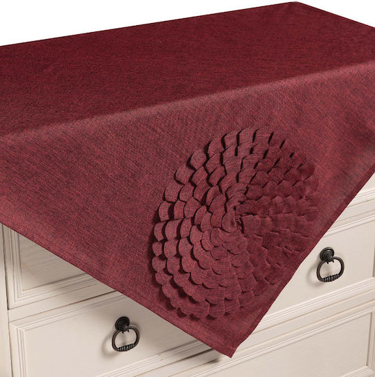 Silk Fashion Checkered 538 Bordeaux 85x85cm