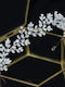 Κόσμημα Τιάρα Ασημί Judith Wedding Headband Ba23 Hair Duty Hrd-ba23