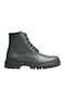 Leather Gray Boots
