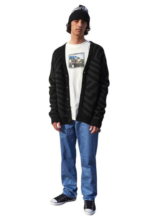 Driftop Men's Knitted Cardigan Black