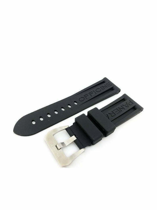 Panerai Gummi-Armband Schwarz 24mm
