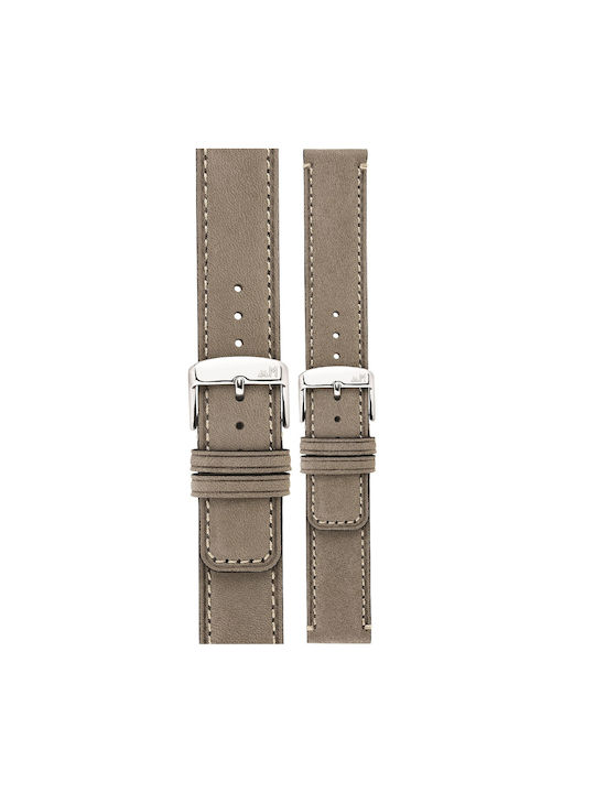 Morellato Leather Strap Gray