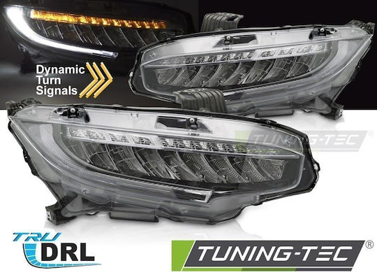 Vordere Scheinwerfer Voll-LED Honda Civic Mk10 2016-2021 2 Stück Lpho37