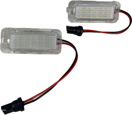 Lumină Placă de Înmatriculare Spate Ford Focus Fiesta Mondeo 20008+ 2 Bucăți
