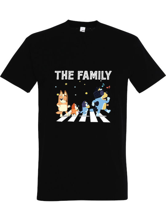 Tricou unisex "Familia Heeler Bluey Tată Mamă" ...