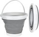 Geko Foldable Silicone Mop Bucket Capacity 10lt Gray