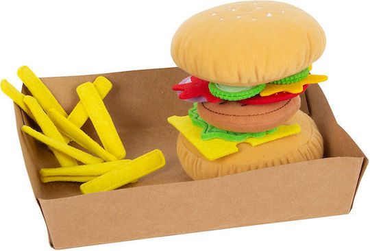 Legler Joc de gătit / Ustensile de bucătărie Hamburger cu cartofi prăjiți