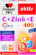 Doppelherz C + Zink + E Multivitamin for Immune System Boost, the Skin & Antioxidant Action 600mg Orange 40 Tablets