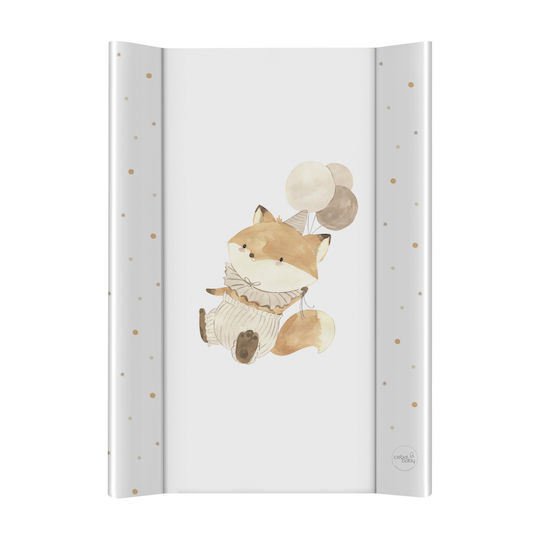 Ceba Baby Harte Wickelauflage aus Stoff Light Fox 50x70cm