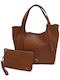 Leather Women's Bag Shoulder Brown