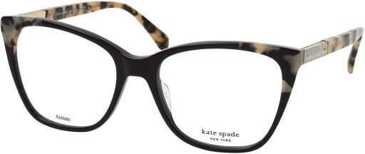 Kate Spade Rame Ochelari Pentru Femei Acetat Structură Scheletică Fluture Neagră CLIOG807F317