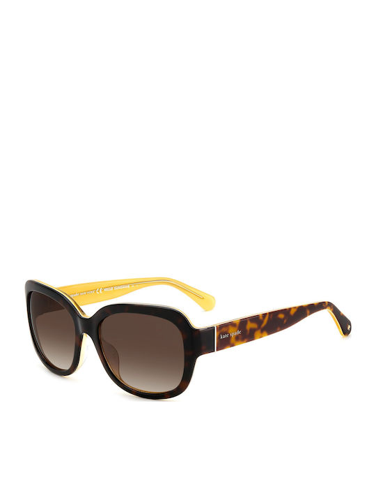 Kate Spade Γυναικεία Γυαλιά Ηλίου με Καφέ Κοκκάλινο Σκελετό και Καφέ Φακό LAYNESHJVF5HA