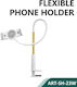 SiiPro Sh-32w Desk Stand for Mobile in White color