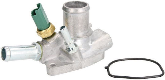 Vernat Flüssigkeitskühlungsthermostat 88°C Metallgehäuse Sensor Dichtungshöhe 9,5 mm Alfa Romeo Mito Fiat 500 500c 500l Bravo II