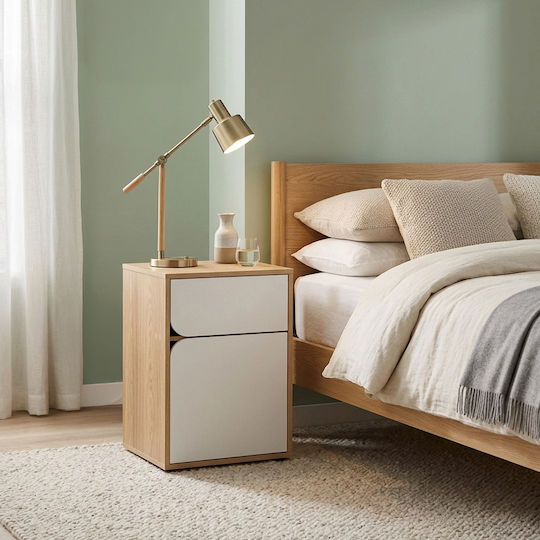 Nachttisch Smile 2 Beige 45x35x45cm