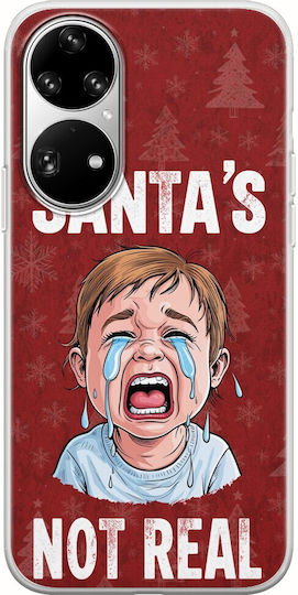 Santa's Not Real Huawei P50 Pro Flexible Tpu Διάφανη Σιλικόνη