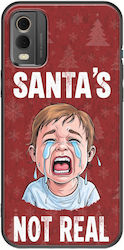 Santa's Not Real Nokia C32 Black TPU Black Silicone Santa's Not Real Nokia C32 Black TPU Black Silicone