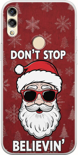 Don't Stop Believin' Huawei Honor 8x Flexible TPU Transparent Silicone