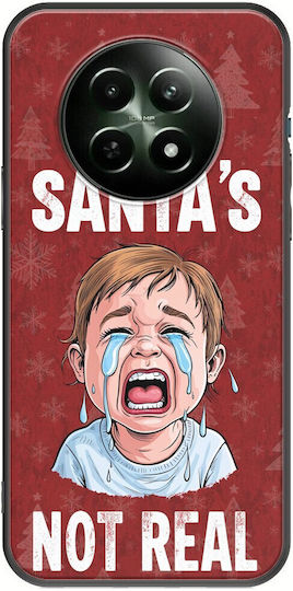 Santa's Not Real Realme 12 5g Black Tpu Μαύρη Σιλικόνη