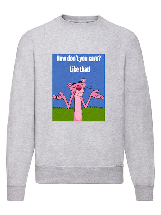 Fruit of the Loom Sweater Pink Panther No1 Суитшърти Сив