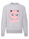 Fruit of the Loom Sweater Pokemon Jigglypuff No22 Sweatshirt Pokemon Gray