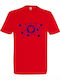 T-shirt Unisex " You Look Sus Among Us " Red
