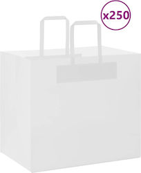 vidaXL Τσάντα Λευκή 250τμχ