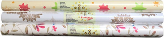 Adhesive Wrapping Paper for Gift White 45cm.