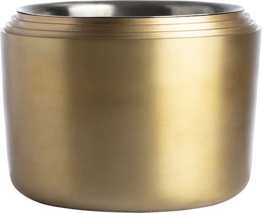 Champagners simple Aluminiu cu dimensiunile 30x30cm Auriu