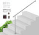 Vevor Stainless Steel Handrails 120cm Outdoor Steps 47.3in Bxgdlzfs120cr5f2iv0