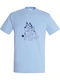 Kids' T-shirt Sky Blue Bluey And Bingo