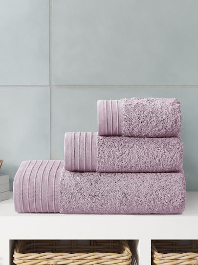 Casa Colori Bath Towel 80x150cm Pink Weight 650gr/m²