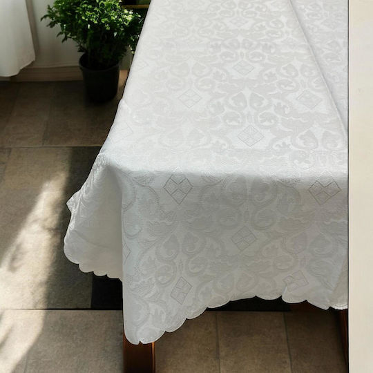Linea Home Rotunde Fleckabweisend White 160x160cm