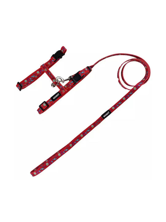 Go Get Cat Harness W Leash "mini Turtles" Orange M