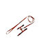 Go Get Cat Harness W Leash "mini Turtles" Orange S