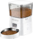Rojeco Automatisch Edelstahl Schalen Futter für Hund & Katze auf Basis von 2lt 28.5cm in Weiß Farbe