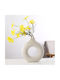 Decorative Vase Beige 17x3x18cm